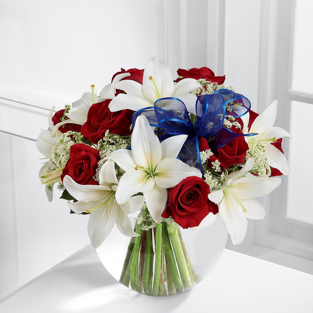 Independence Bouquet – Flowers By Robert Taylor Inc, West Covina CA