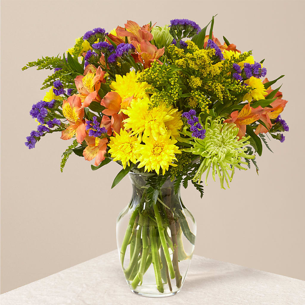 Marmalade Skies Bouquet – Flowers By Robert Taylor Inc, West Covina CA