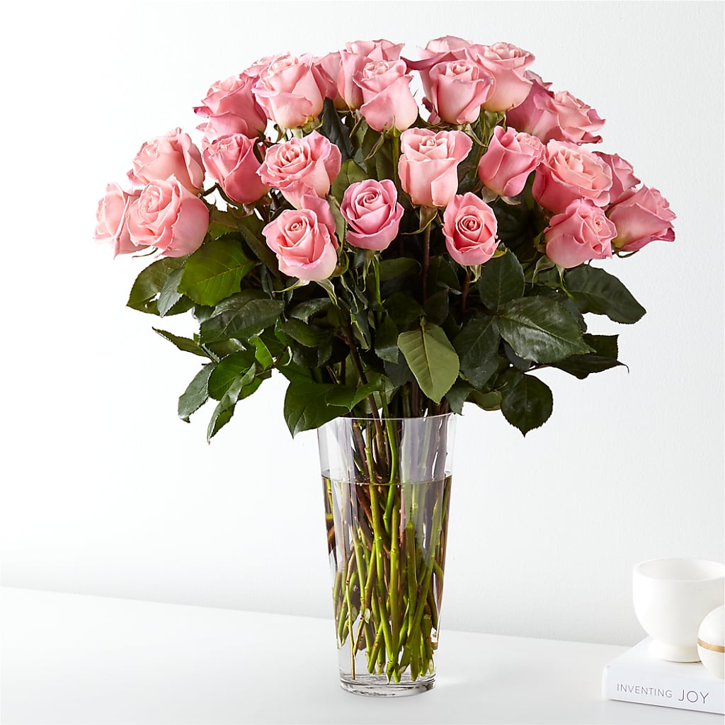 Long Stem Pink Rose Bouquet – Flowers By Robert Taylor Inc, West Covina CA