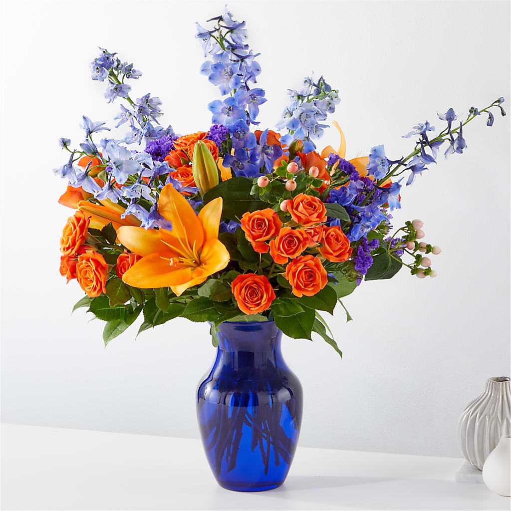 Radiant Citrus Bouquet – Flowers By Robert Taylor Inc, West Covina CA