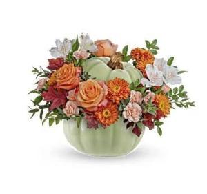 West Covina Fall Sage Green pumkin – Flowers By Robert Taylor Inc, West Covina CA