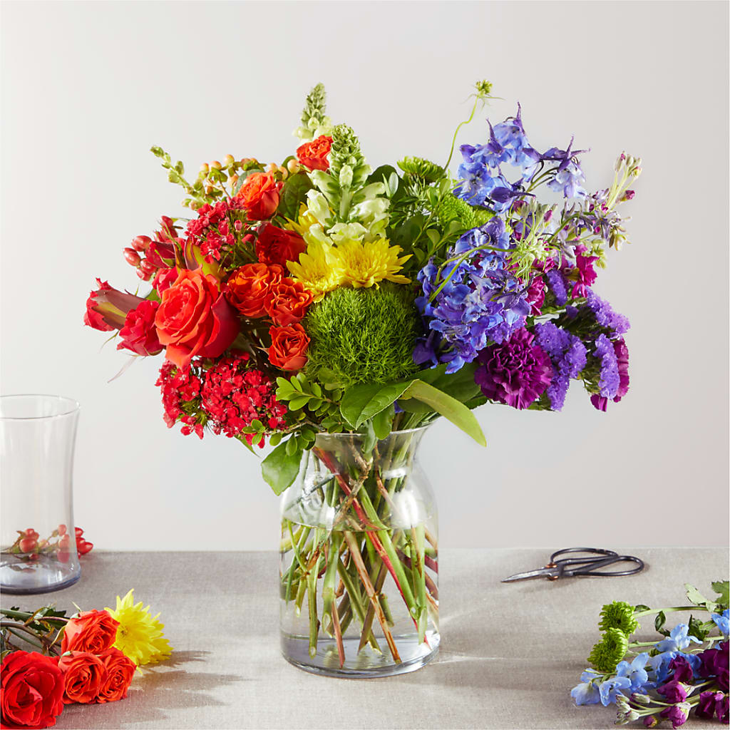 Summer Spectra - A Florist Original – Flowers By Robert Taylor Inc, West Covina CA
