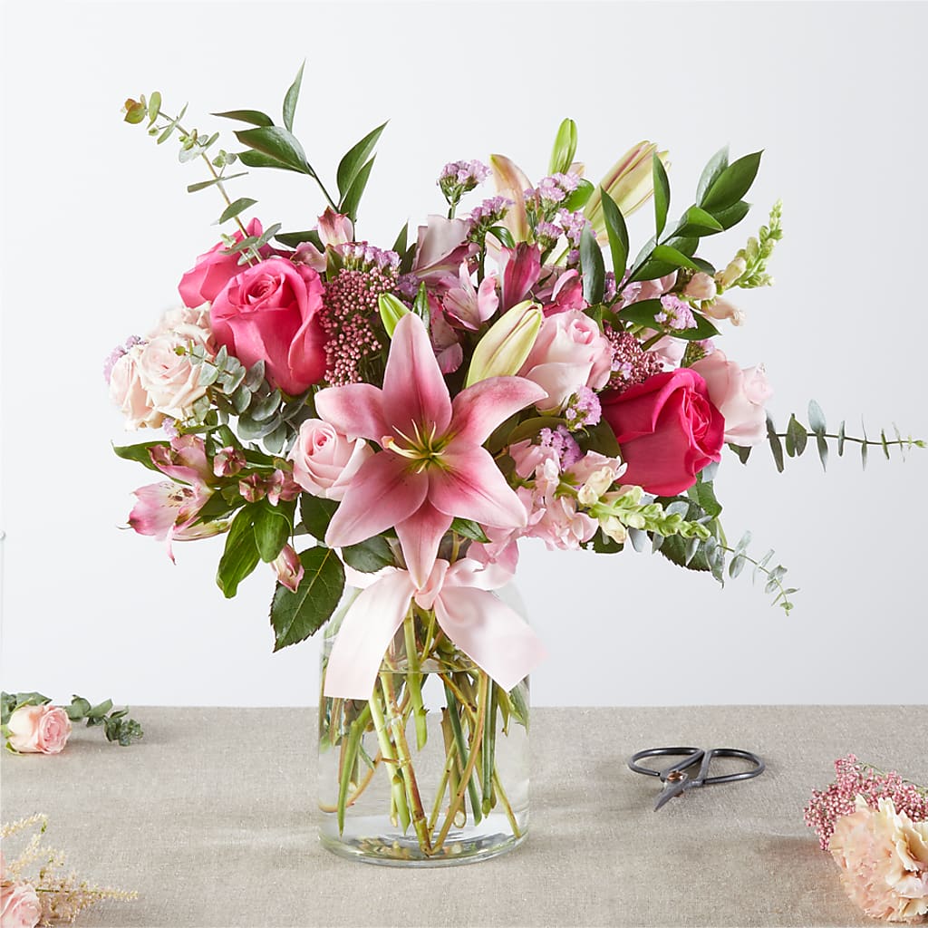 Pink Ribbon - A Florist Original – Flowers By Robert Taylor Inc, West Covina CA
