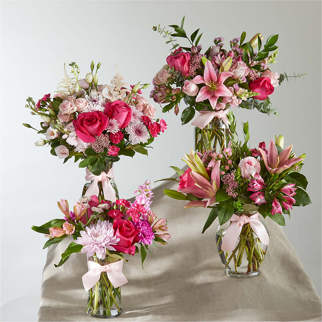 Pink Ribbon - A Florist Original – Flowers By Robert Taylor Inc, West Covina CA