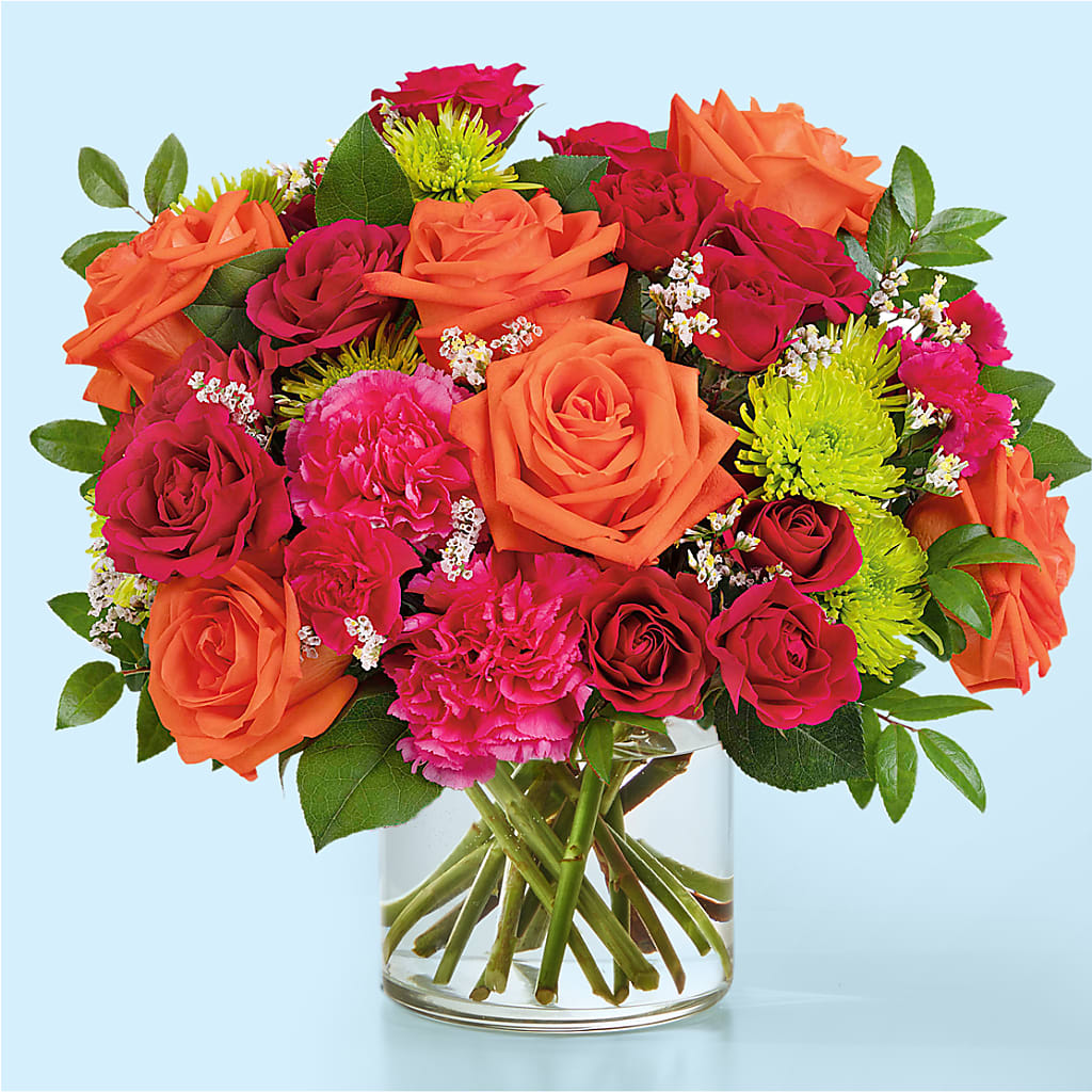 Colorful Carnival Bouquet – Flowers By Robert Taylor Inc, West Covina CA