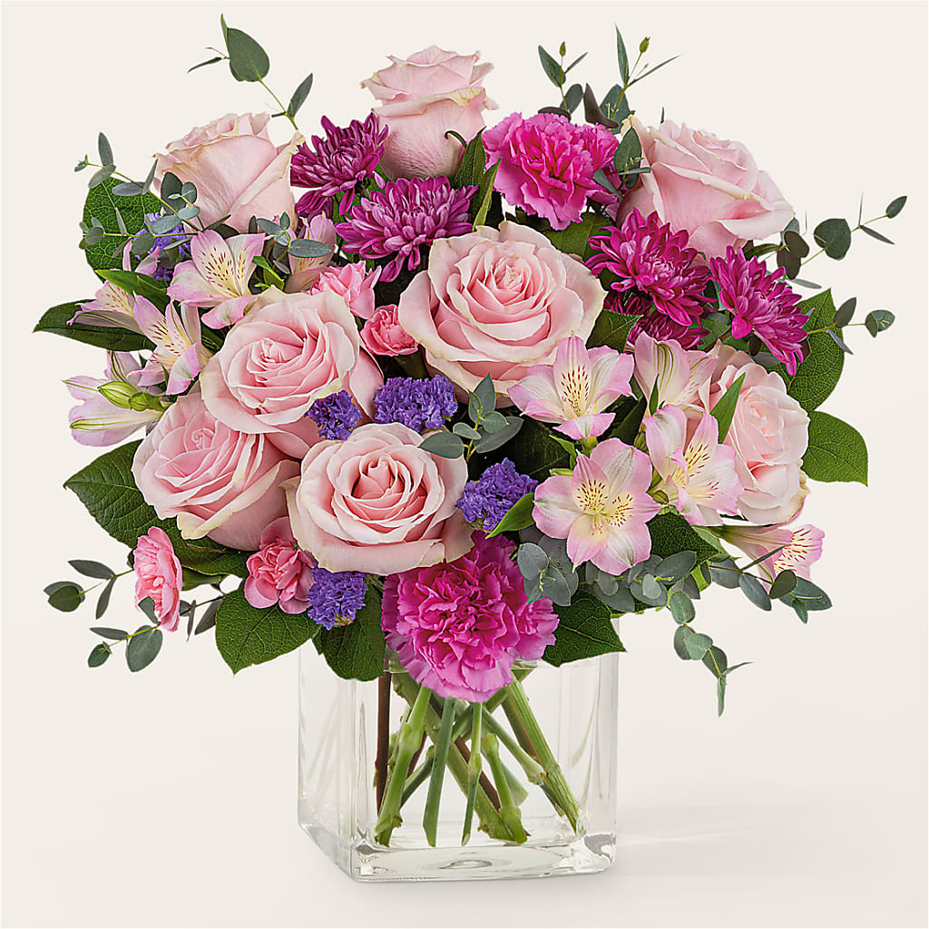 Rosy Radiance Bouquet – Flowers By Robert Taylor Inc, West Covina CA