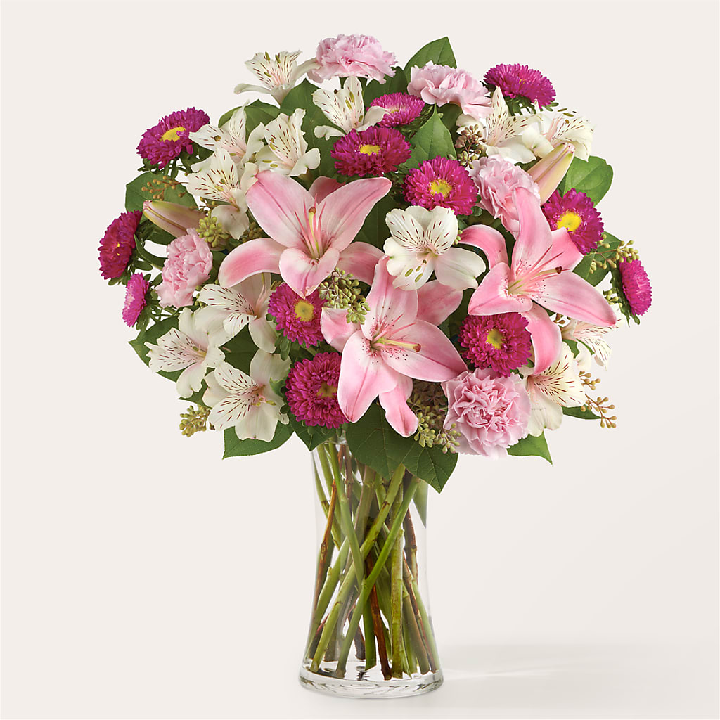 Feeling Fuchsia Bouquet – Flowers By Robert Taylor Inc, West Covina CA