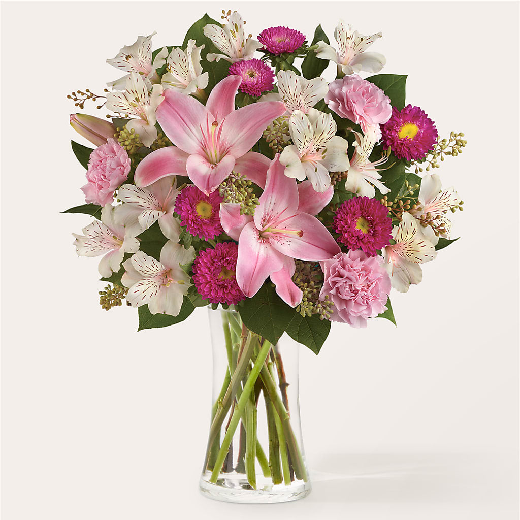 Feeling Fuchsia Bouquet – Flowers By Robert Taylor Inc, West Covina CA