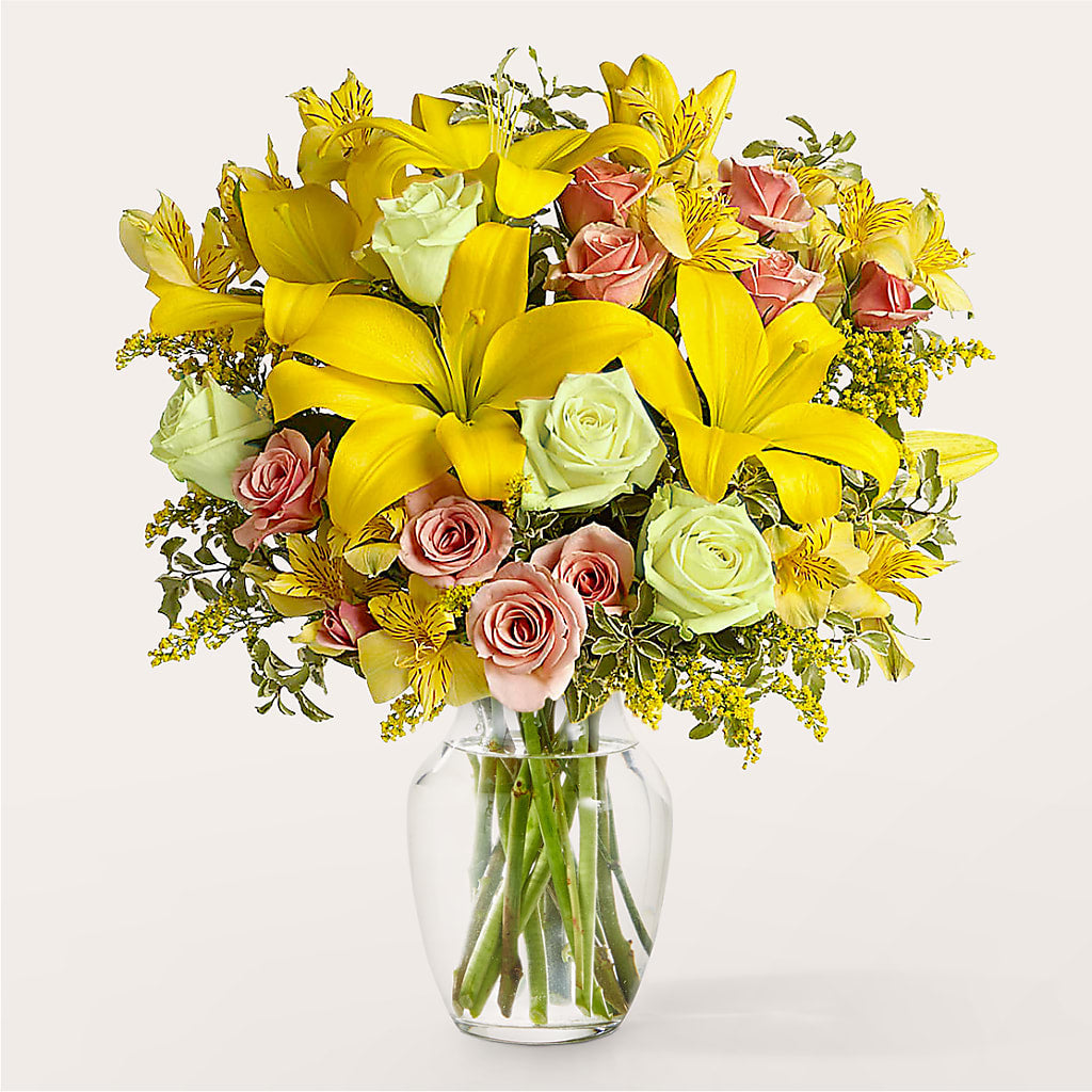 Sunburst Bouquet – Flowers By Robert Taylor Inc, West Covina CA