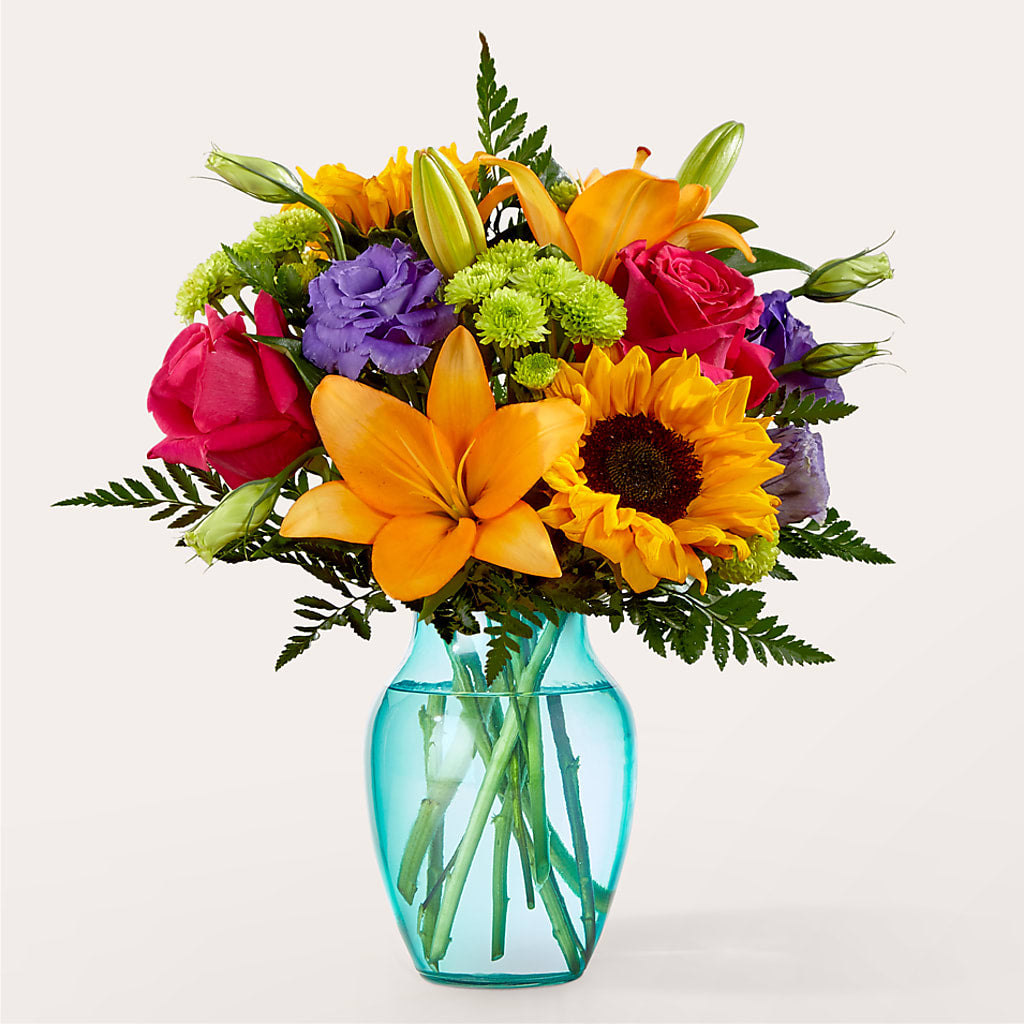 Double Rainbow Bouquet – Flowers By Robert Taylor Inc, West Covina CA