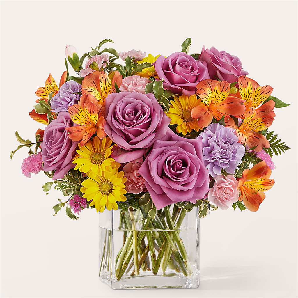 Shades of Happiness Bouquet – Flowers By Robert Taylor Inc, West Covina CA