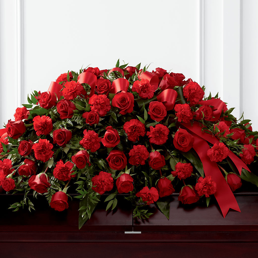 Tribute of Life Casket Spray – Flowers By Robert Taylor Inc, West Covina CA