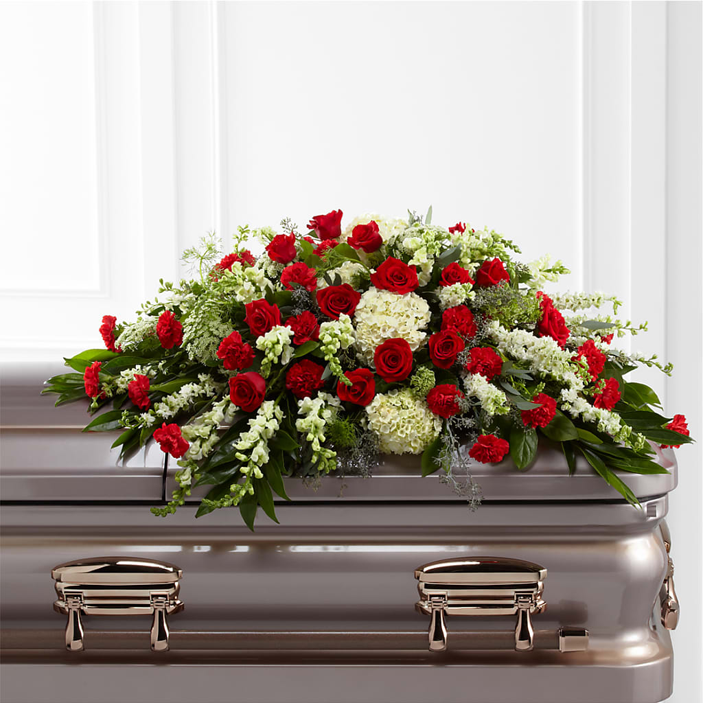 Sincerity Casket Spray – Flowers By Robert Taylor Inc, West Covina CA