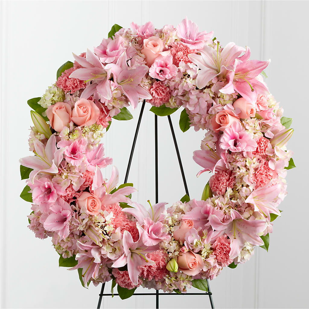 Loving Remembrance Wreath – Flowers By Robert Taylor Inc, West Covina CA