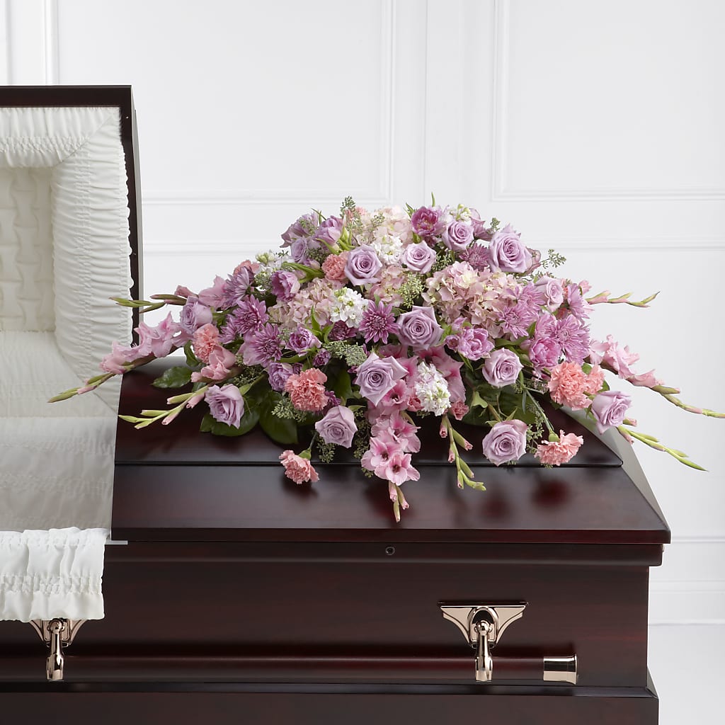 Immorata Casket Spray – Flowers By Robert Taylor Inc, West Covina CA