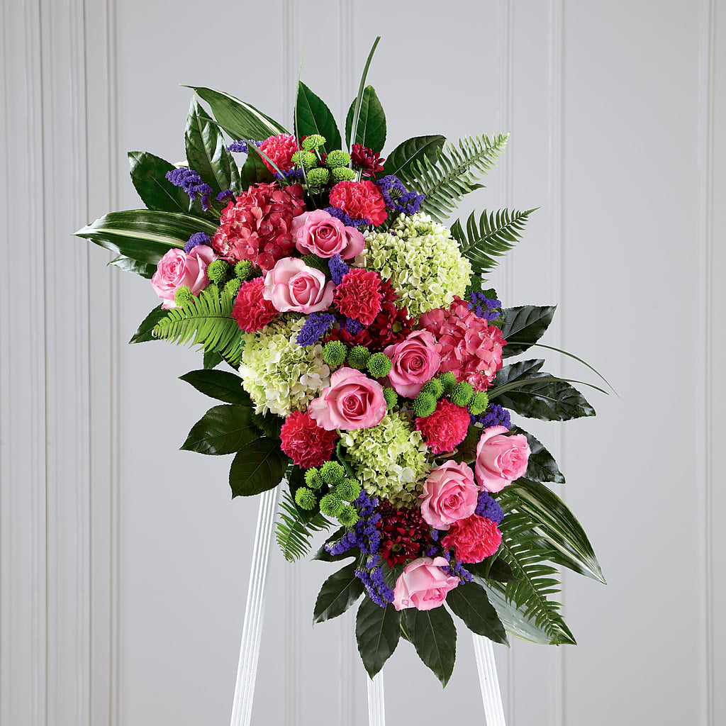 Refreshing Mix Standing Spray – Flowers By Robert Taylor Inc, West Covina CA