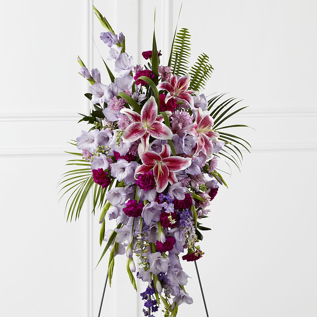 Tender Touch Standing Spray – Flowers By Robert Taylor Inc, West Covina CA