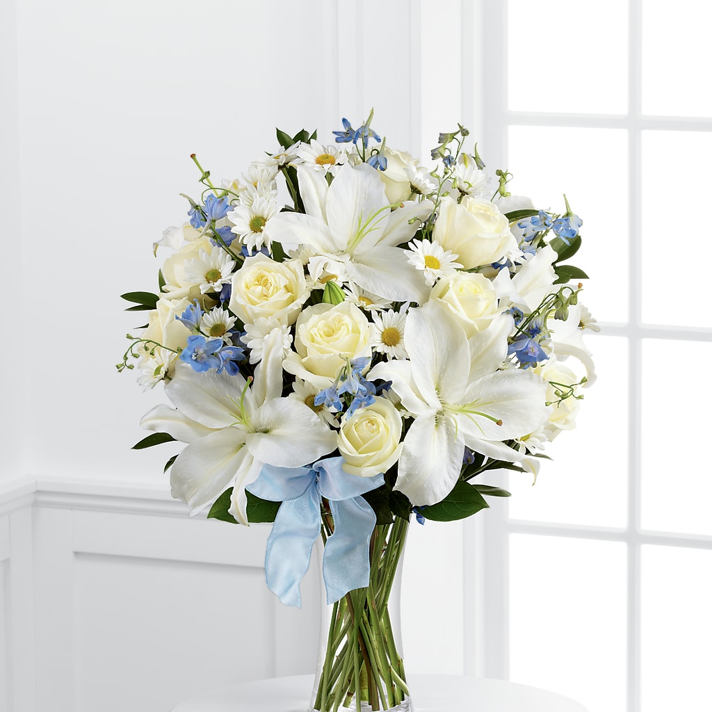 Sweet Peace Bouquet – Flowers By Robert Taylor Inc, West Covina CA