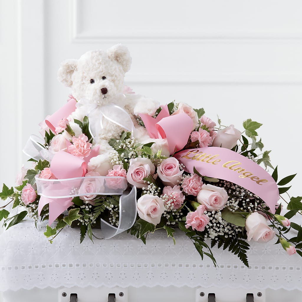 Touch of Sympathy Casket Spray – Flowers By Robert Taylor Inc, West Covina CA