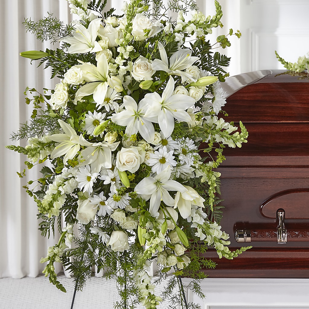 Loving Thoughts Standing Spray – Flowers By Robert Taylor Inc, West Covina CA
