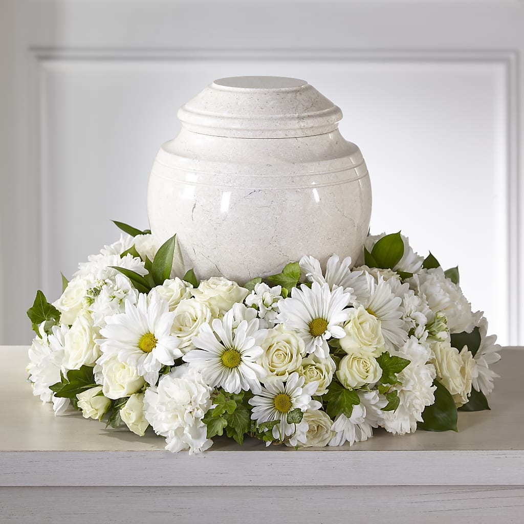 Ivory Gardens Cremation Adornment – Flowers By Robert Taylor Inc, West Covina CA
