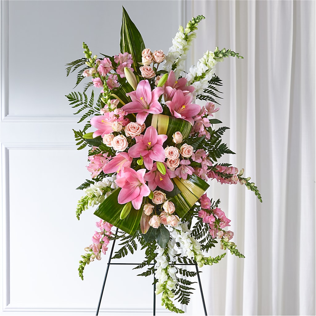 Elegant Embrace Standing Spray – Flowers By Robert Taylor Inc, West Covina CA