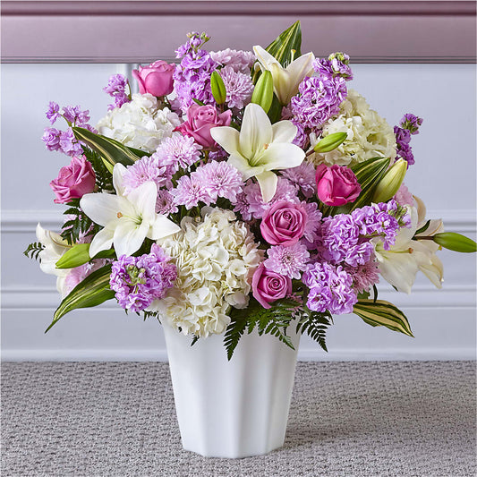 Heaven Sent Floor Basket – Flowers By Robert Taylor Inc, West Covina CA