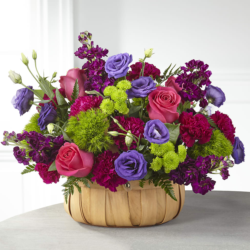 Serene Sanctuary Basket – Flowers By Robert Taylor Inc, West Covina CA