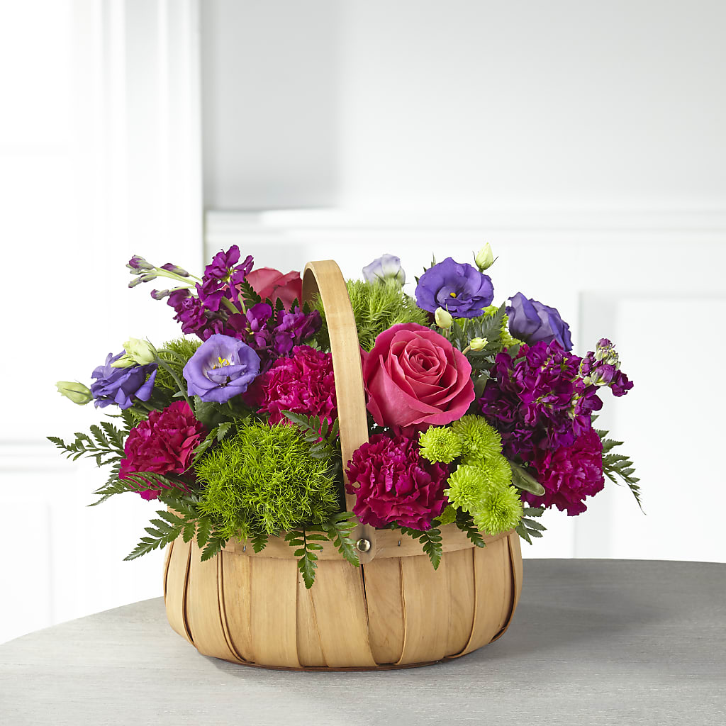 Serene Sanctuary Basket – Flowers By Robert Taylor Inc, West Covina CA