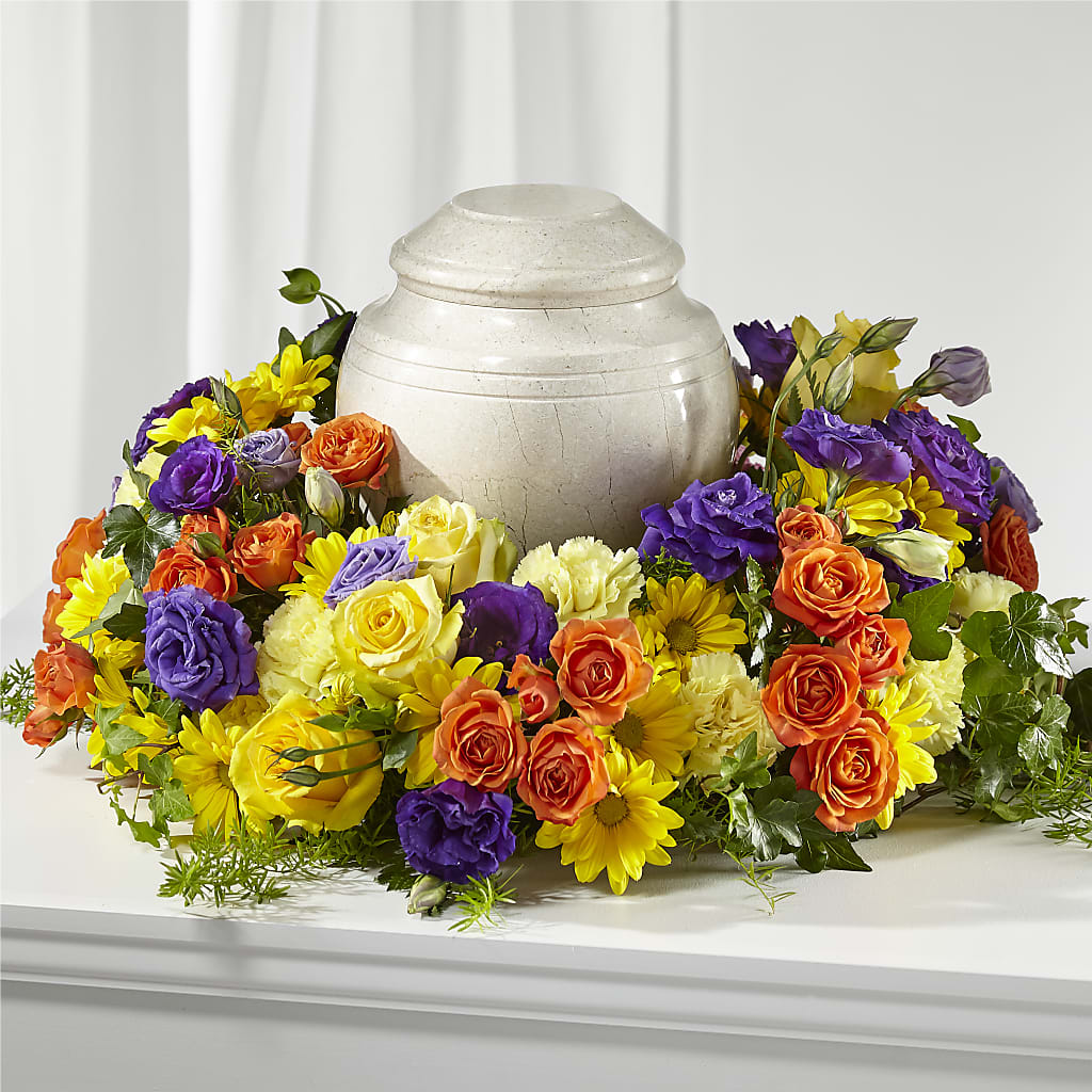 Blossoms of Remembrance Cremation Adornment – Flowers By Robert Taylor Inc, West Covina CA