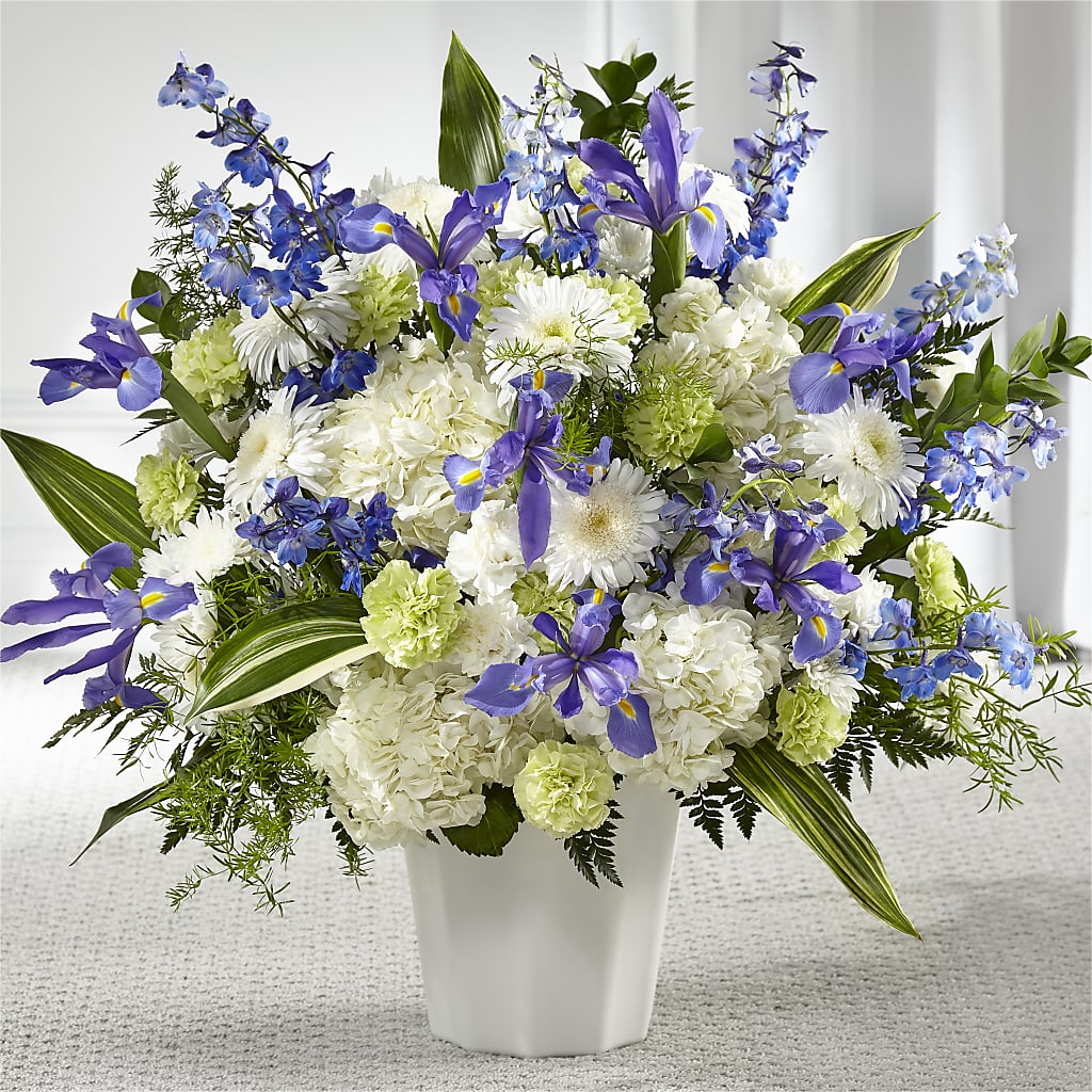 Soft Serenity Floor Basket – Flowers By Robert Taylor Inc, West Covina CA