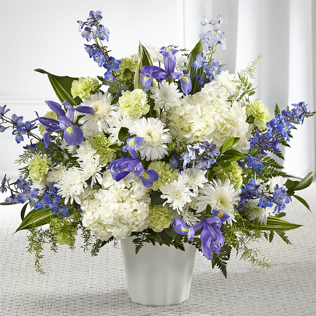 Soft Serenity Floor Basket – Flowers By Robert Taylor Inc, West Covina CA