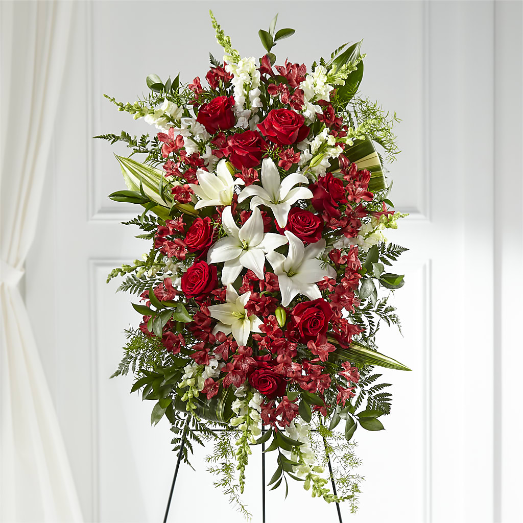 Everlasting Memory Standing Spray – Flowers By Robert Taylor Inc, West Covina CA