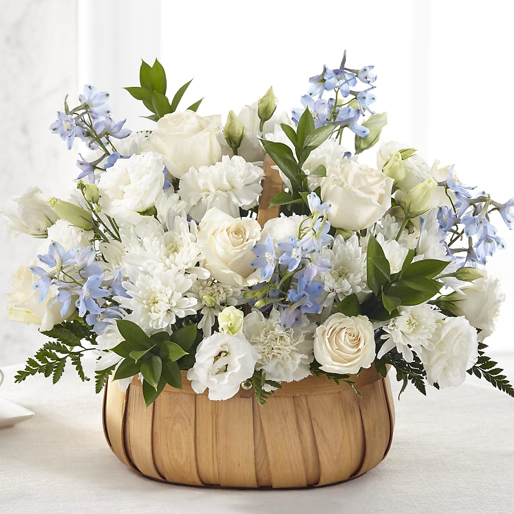 Sincerely Heartfelt Basket – Flowers By Robert Taylor Inc, West Covina CA