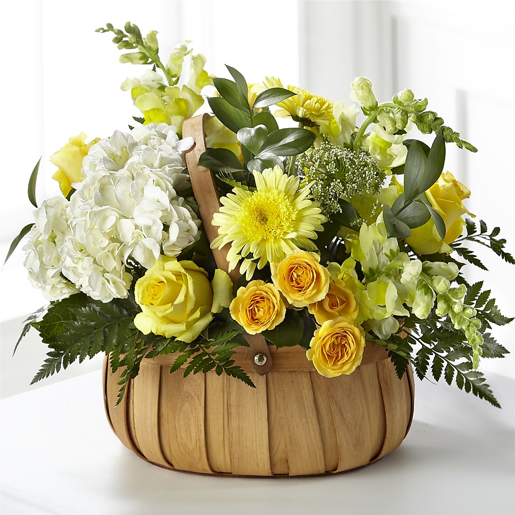 Rustic Remembrance Basket – Flowers By Robert Taylor Inc, West Covina CA