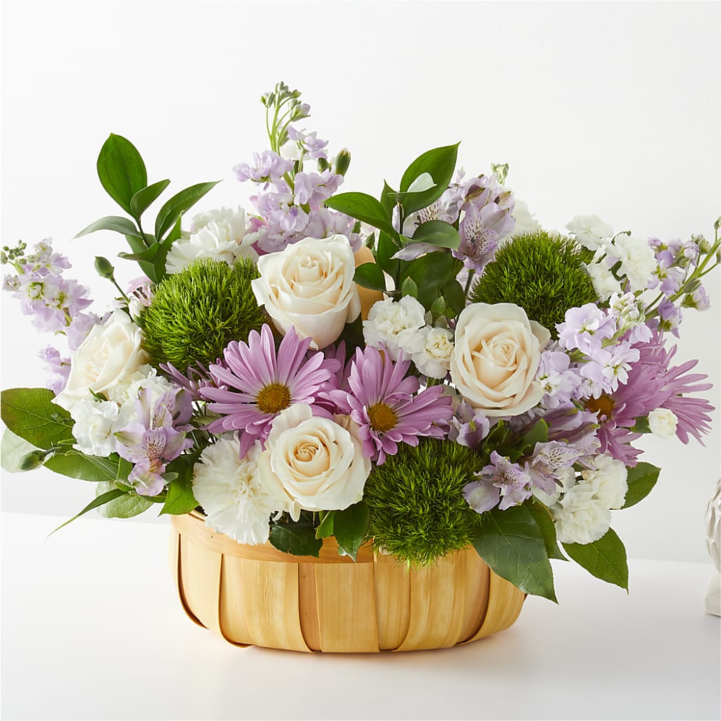 Peace & Love Basket – Flowers By Robert Taylor Inc, West Covina CA