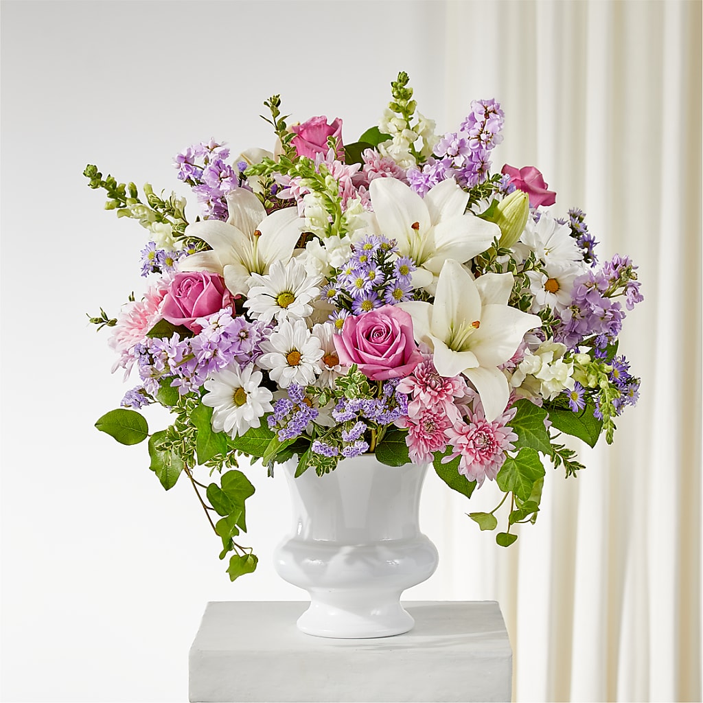 Remarkable Life Urn Arrangement – Flowers By Robert Taylor Inc, West Covina CA