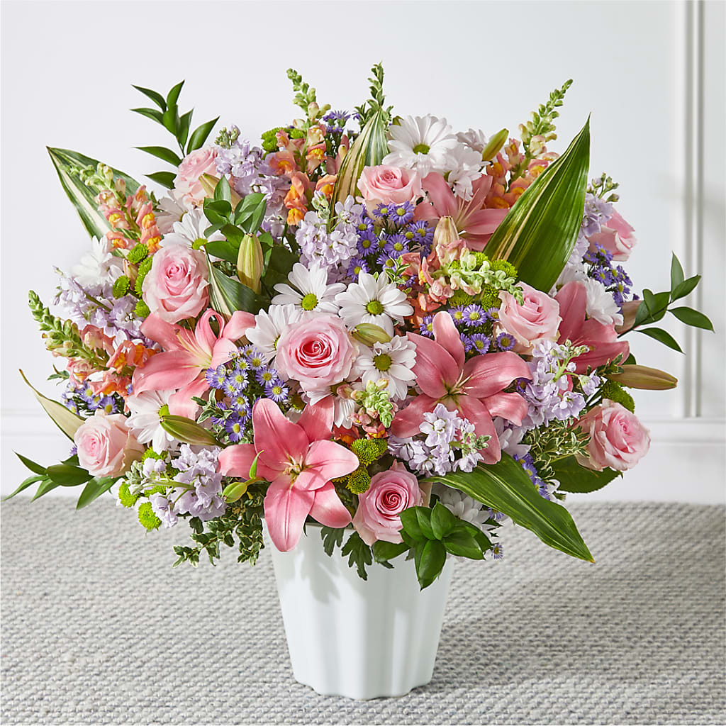 Abundant Compassion Floor Basket – Flowers By Robert Taylor Inc, West Covina CA