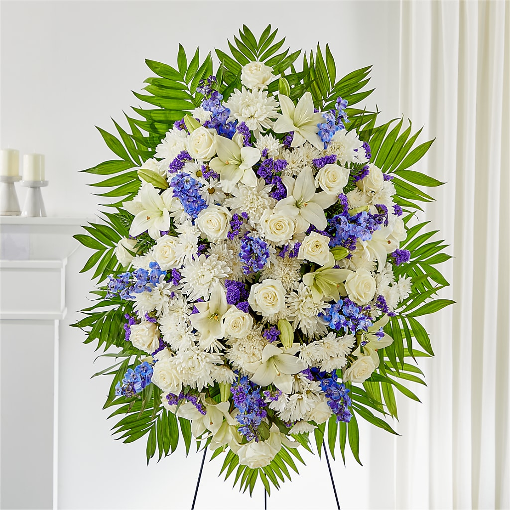 At Rest Standing Spray – Flowers By Robert Taylor Inc, West Covina CA