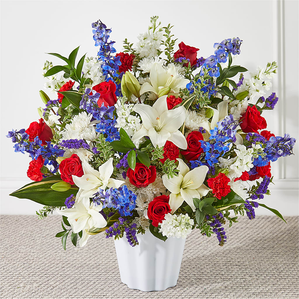 Consoled Floor Basket – Flowers By Robert Taylor Inc, West Covina CA