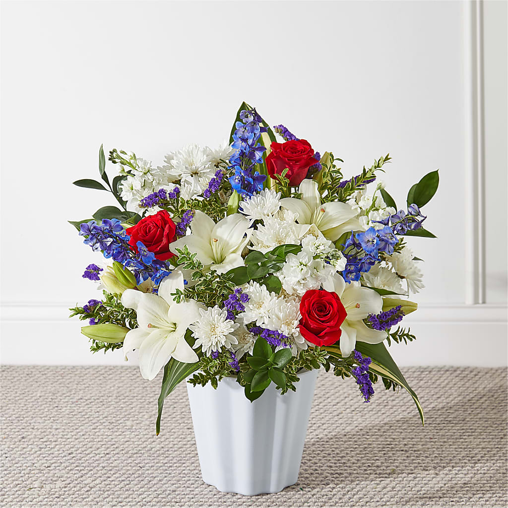 Consoled Floor Basket – Flowers By Robert Taylor Inc, West Covina CA