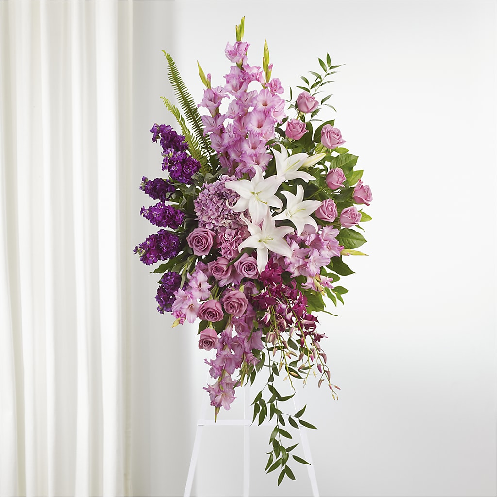 Never Alone Standing Spray – Flowers By Robert Taylor Inc, West Covina CA