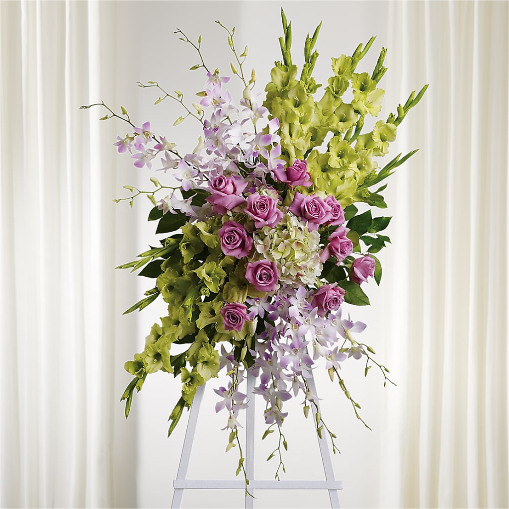 Lasting Legacy Standing Spray – Flowers By Robert Taylor Inc, West Covina CA