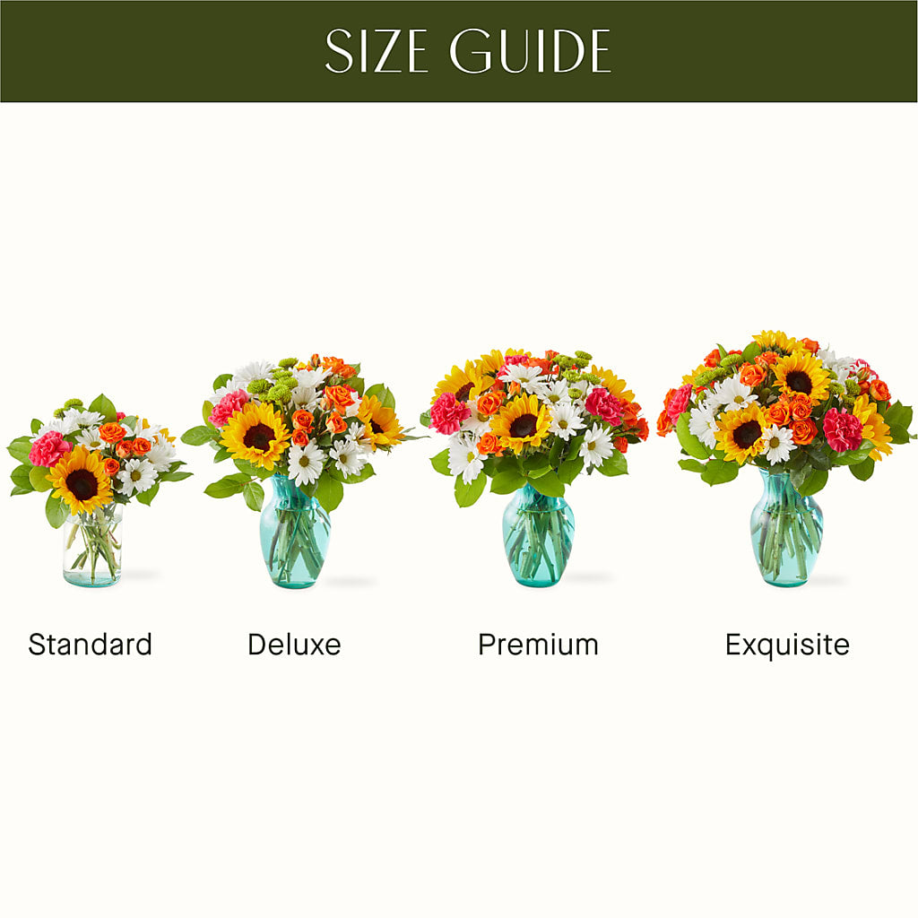 Sun-drenched Blooms Bouquet – Flowers By Robert Taylor Inc, West Covina CA