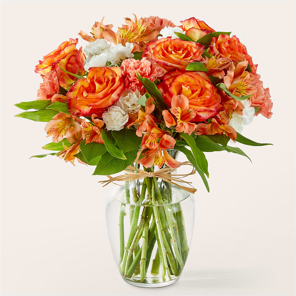 Apricot Glow Bouquet – Flowers By Robert Taylor Inc, West Covina CA