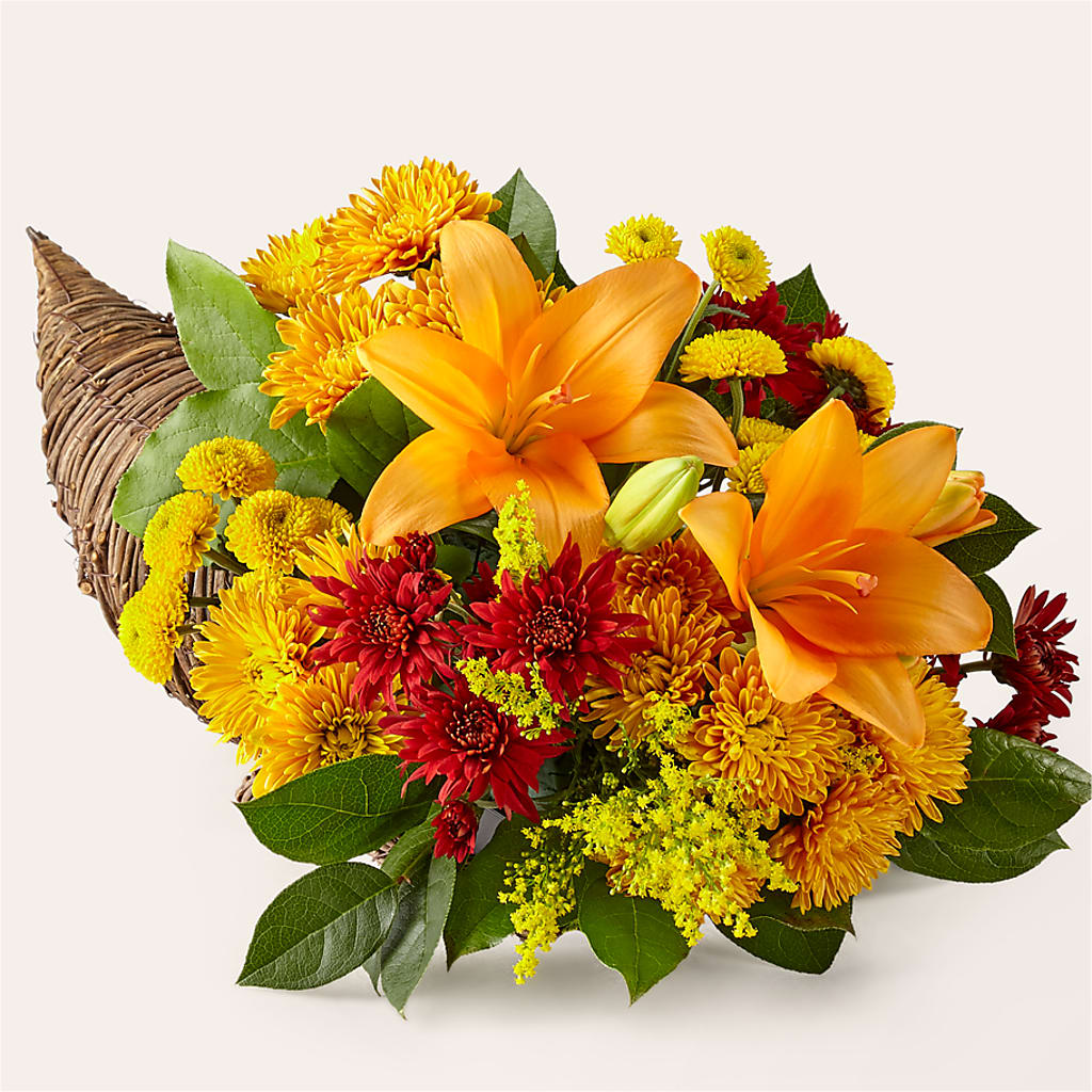 Feast of Color Cornucopia – Flowers By Robert Taylor Inc, West Covina CA