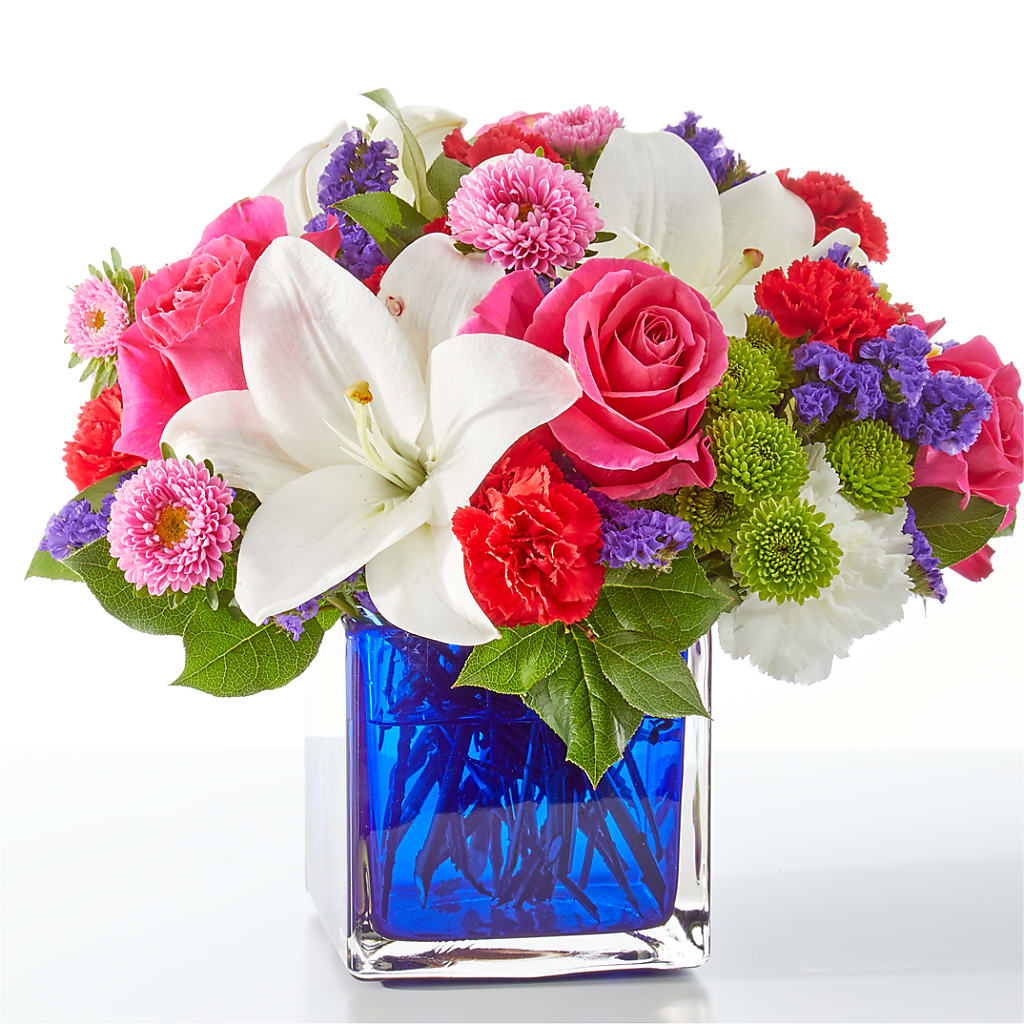 Quality Time Bouquet – Flowers By Robert Taylor Inc, West Covina CA
