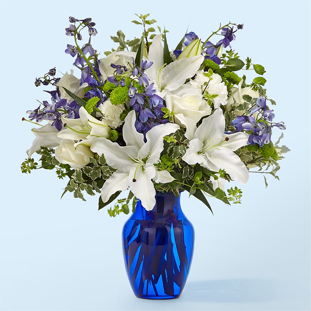 Santorini Bouquet – Flowers By Robert Taylor Inc, West Covina CA