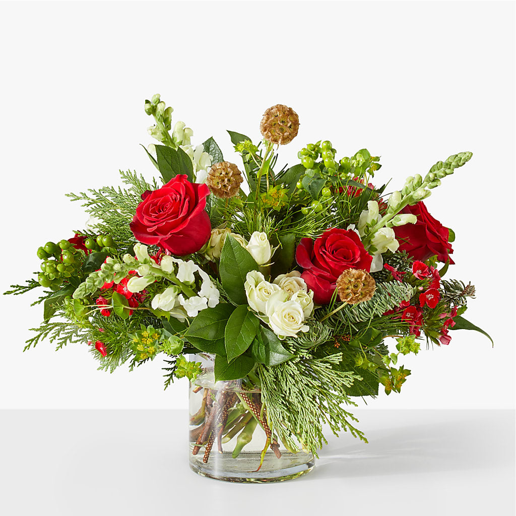 Deck the Halls Bouquet – Flowers By Robert Taylor Inc, West Covina CA