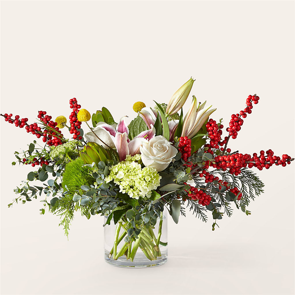 Berry & Bright Bouquet – Flowers By Robert Taylor Inc, West Covina CA